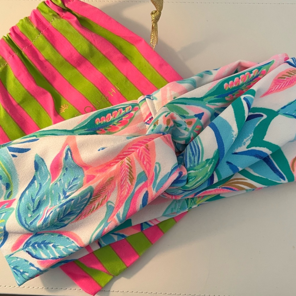 Lilly Pulitzer x Lele sadoughi head wrap